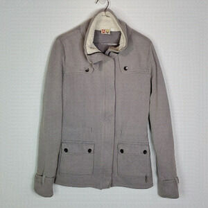 ROXY small gray zip up jacket
